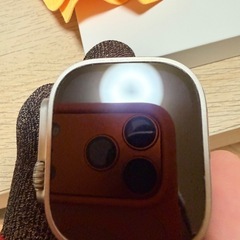 さいたま市内であれば無料でお届けします！します！アップルウォッチウルトラ２　ナチュラルチタニウムオーシャンバンド白　の画像
