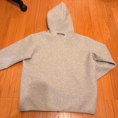 無印良品　パーカー　Lサイズ　グレー　ダンボールニット　フーディー　メンズ スウェット 長袖 フードの画像