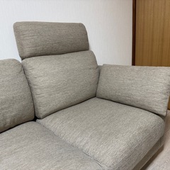 【美品】2人掛けソファ　ナチュラルインテリアに◎の画像