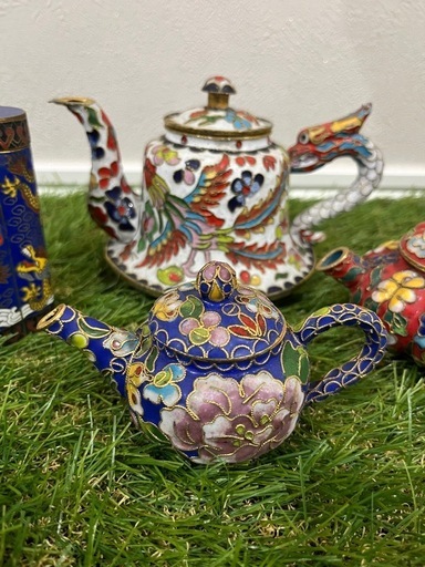 中国　七宝焼　まとめ売り　美術品