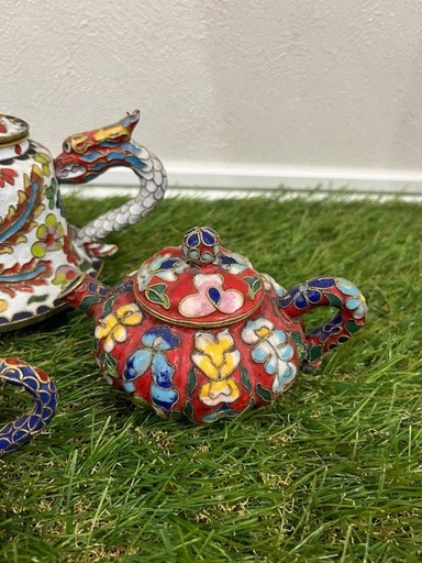 中国　七宝焼　まとめ売り　美術品