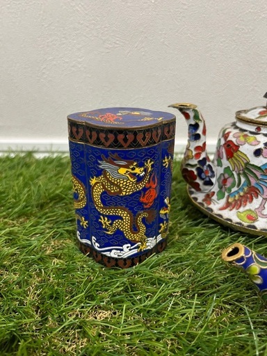 中国　七宝焼　まとめ売り　美術品