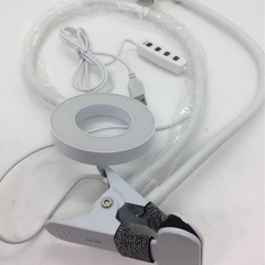 新品　ライト付きスマホホルダー　USB接続の画像