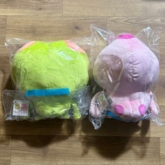 こびとづかん BIGぬいぐるみ カクレモモジリ スモモノウチ 2個セットの画像