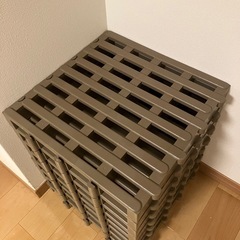 【美品】プラスチック製すのこベッドの画像