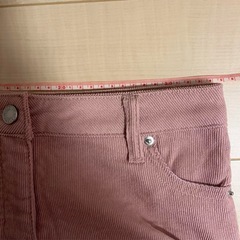 140cm コーデュロイ ピンク ミニスカートの画像