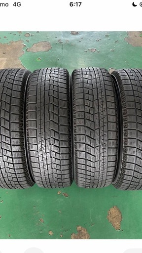 2013年式ホンダnbox適合の溝85%以上有りのスタッドレス　ホイールセット