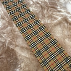 バーバリーカシミヤカシミア100%マフラー BURBERRY Burberrys 英国製 ノバチェックストールショールスカーフの画像