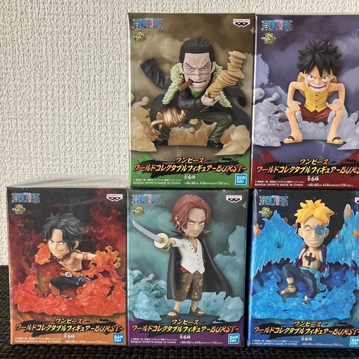 ワンピース　ワールドコレクタブルフィギュア〜BURST〜全6種セット　レア