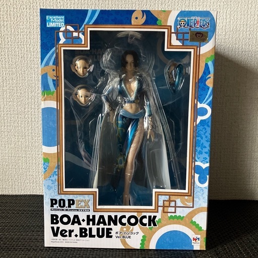 P.O.Pワンピースボア・ハンコック　ブルー限定品／新品／現状品
