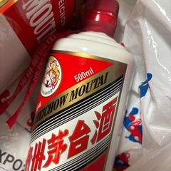 貴州茅台酒 マオタイ酒 天女 2018年 500ml 43％ 中国酒 グラス ノベルティの画像