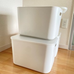 【美品】無印良品　収納ケース　収納ボックス　3個セットの画像