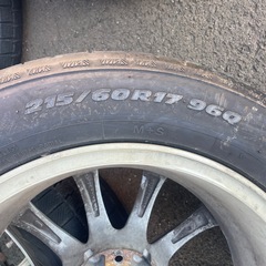 ウェッズ　アルミホイール215/60r17 すたスタッドレス　の画像