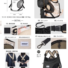 ペットキャリーバッグの画像