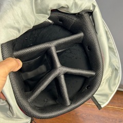 TourStage キャディバッグ ホワイト超美品の画像