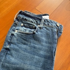 quaranciel:〈洗濯機可能〉ハンサム テーパード デニム パンツ38の画像