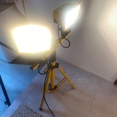 ハロゲンワークライト スタンド付きの画像