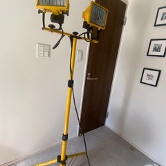 ハロゲンワークライト スタンド付きの画像