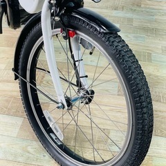 ❸2877ヤマハ3人乗り20インチ子供乗せ電動アシスト自転車の画像