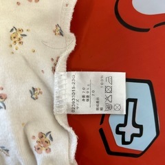 ロンパース　肌着　長袖　女の子の画像