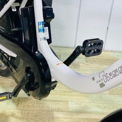 ❸2870ヤマハ3人乗り20インチ子供乗せ電動アシスト自転車の画像