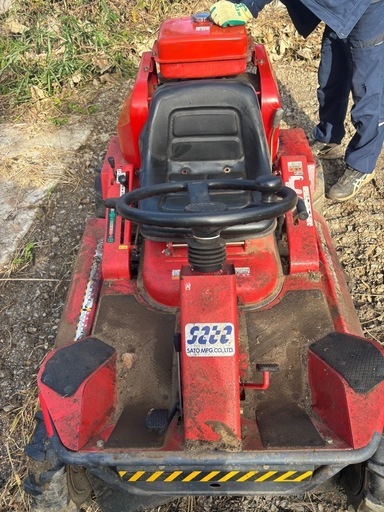 乗用草刈機決まりました