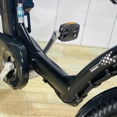 ❸2804ブリヂストン3人乗り20インチ子供乗せ電動アシスト自転車の画像