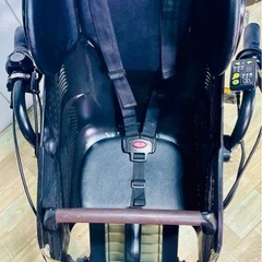 ❸2804ブリヂストン3人乗り20インチ子供乗せ電動アシスト自転車の画像