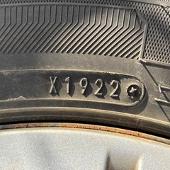 【値下げ交渉アリ】13インチ冬タイヤアルミ付き4本　2022年製！の画像