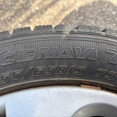 【値下げ交渉アリ】13インチ冬タイヤアルミ付き4本　2022年製！の画像