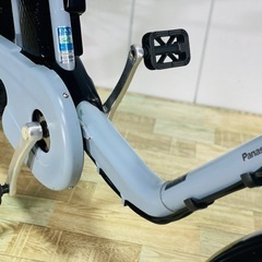 ❸2733パナソニック3人乗り20インチ子供乗せ電動アシスト自転車の画像