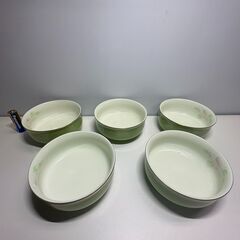 ▲有田焼 波佐見 仁彩作 小鉢 5客 セット 共箱付 工芸品 陶器 の画像