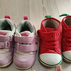 【お譲り先決定】〜13.5cm 靴3足の画像