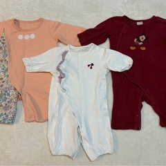 ロンパース　カバーオール　19点セット　まとめ売り　新生児　50〜70サイズの画像