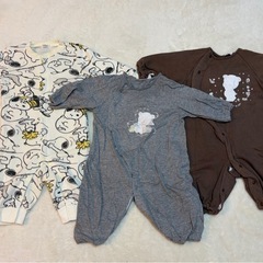 ロンパース　カバーオール　19点セット　まとめ売り　新生児　50〜70サイズの画像