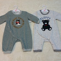 ロンパース　カバーオール　19点セット　まとめ売り　新生児　50〜70サイズの画像