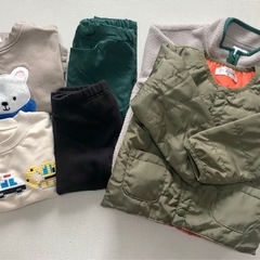 ベビー服秋冬用セット80-90サイズの画像
