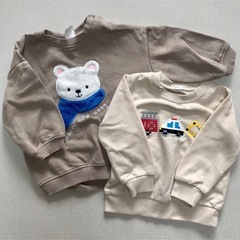 ベビー服秋冬用セット80-90サイズの画像