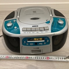 東芝テレビ・CDラジカセ　2点セットの画像