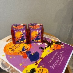 ハロウィンお菓子モンロワールリーフチョコ2個セットの画像