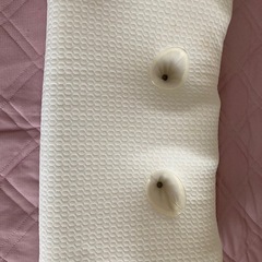 羽根布団と枕の画像