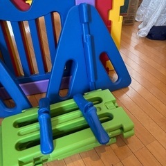 日本育児　キッズパーテーション　ベビーサークル　置く扉の画像