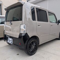 トヨタ ピクシススペース 660 X　塗装車　新品10インチディスプレイオーディオ　マッドタイヤ　HID　スマートキー　アイドリングストップ の画像