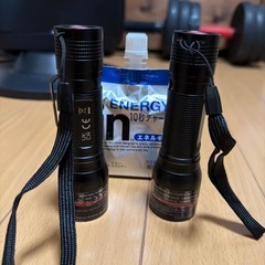 さいたま市内であれば無料で届けます！ LED懐中電灯 フラッシュライト ハンディライト 強力 軍用 【LE2050/高輝度/18650と単四電池対応/ズーム式/の画像