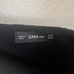 ZARA ニットフレアスカートの画像