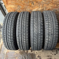 バリ山　BRIDGESTONE ブリヂストン　ブリジストン　REVOGZ 155/70R13 スタッドレス　タイヤ　2016年製　13インチの画像