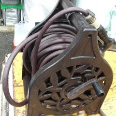 散水ホース　濃いブラウン色　中古の画像