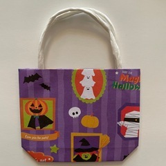 ハロウィンミニミニ紙バッグ4個の画像