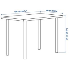 IKEA オフィスデスク+ちぇあチェアの画像
