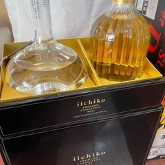 ビールといいちこのセットの画像
